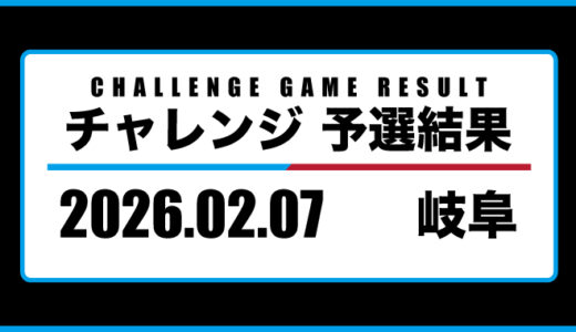2026年02月07日・チャレンジ（岐阜）