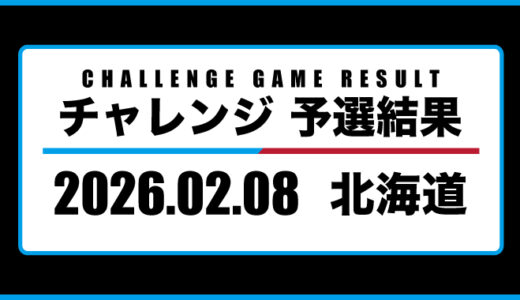 2026年02月08日・チャレンジ（北海道）